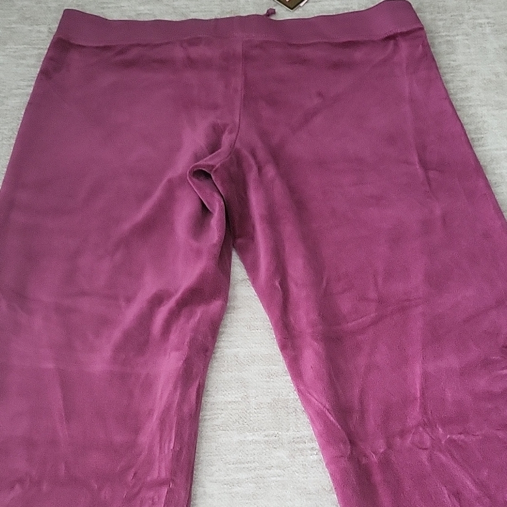 Juicy Couture Rich Burgandy Velour Set - Picture 5 of 6